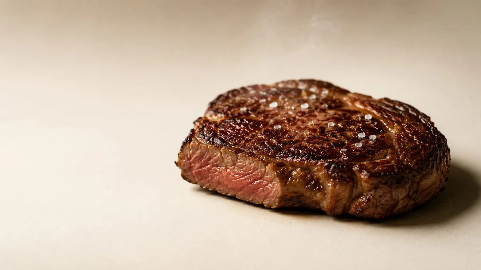 Mongolian beef steak detail